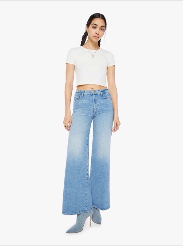 Mother Jeans Women’s 24 The Twister Skimp Horseback To Quarterback Wide Leg NWT