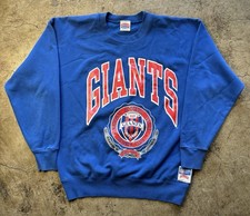 Vintage Nutmeg Mill New York Giants Crewneck Sweatshirt Size XL Made In USA
