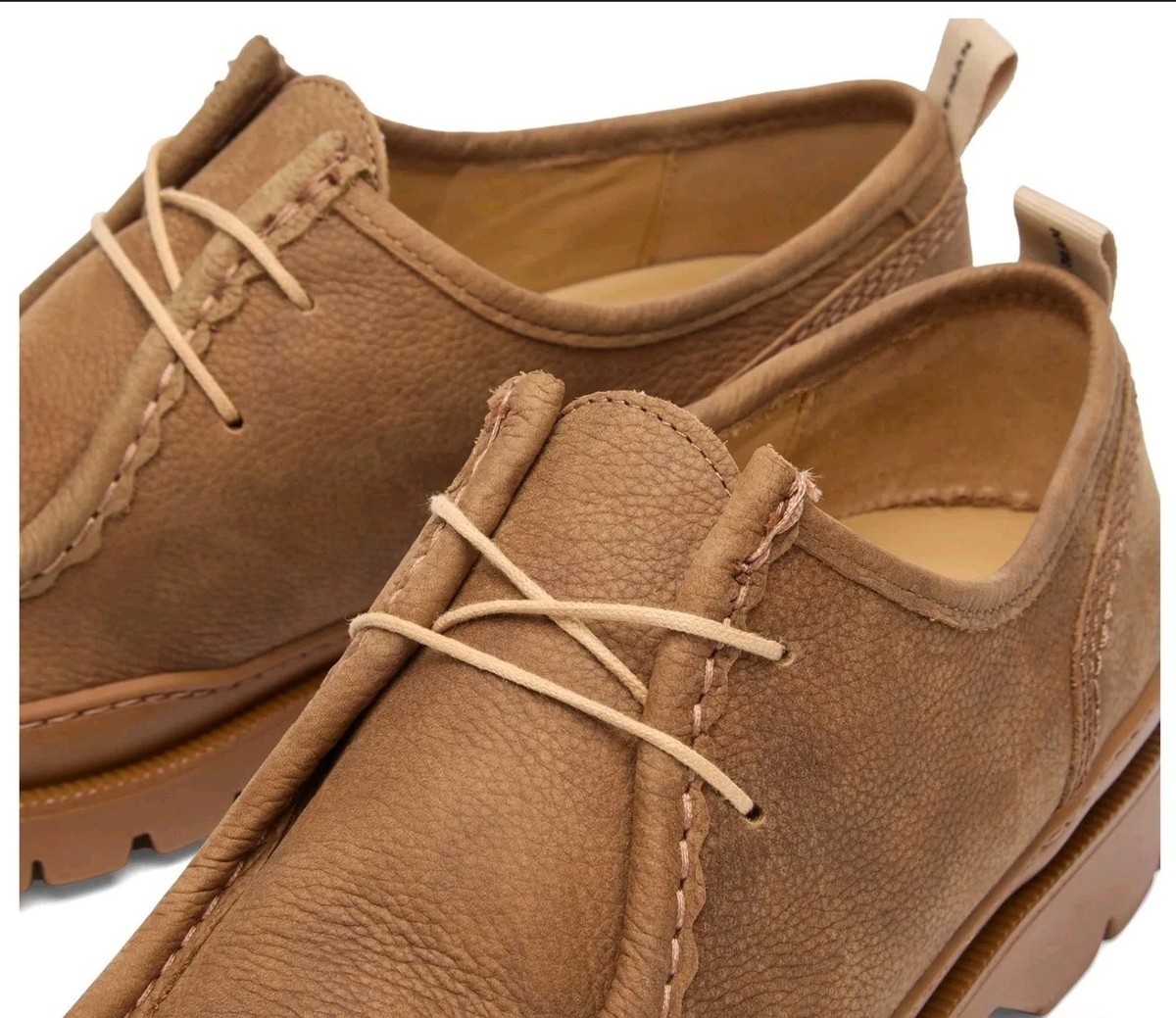 Kleman Major Grain Leather Shoes Tobacco Brown Lug Sole Mens US