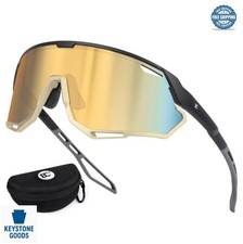 Sport Sunglasses TR90 Frame Wrap Around UV400 Protection Lightweight Anti-Slip