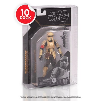 EVORETRO Black Series Archive 50th Carded Protector Case PET 10 Pack 0.40MM