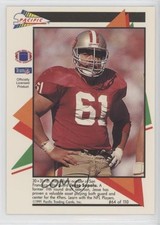 1991 Pacific Flash Cards Jesse Sapolu #64 0q3