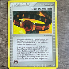 Nintendo Team Magma Belt 81/95 EX Magma vs Aqua Eng Reg Unlimited Uncommon Tool