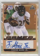 2021 Leaf Pro Set Power Base Auto Frank Gore Jr #BA-FGJ Auto 17ku