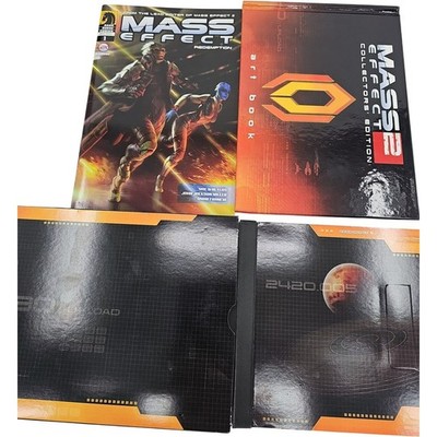 Mass Effect 2 Collector's Edition Art Book & Redemption Comic Manual No Game
