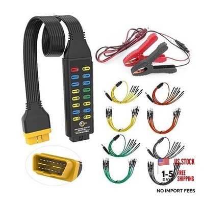 Automotive OBDII Protocol Detector Communication/Power/Ground OBD2 Breakout Box