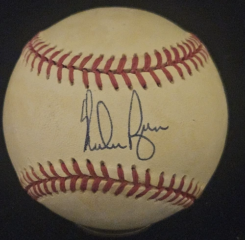 NOLAN RYAN - Auto Signed Autographed BASEBALL - JSA - 361⚾🔥⚾