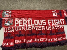 2013 US Soccer Scarf - USA vs. Panama FIFA World Cup Qualifying Concacaf Game