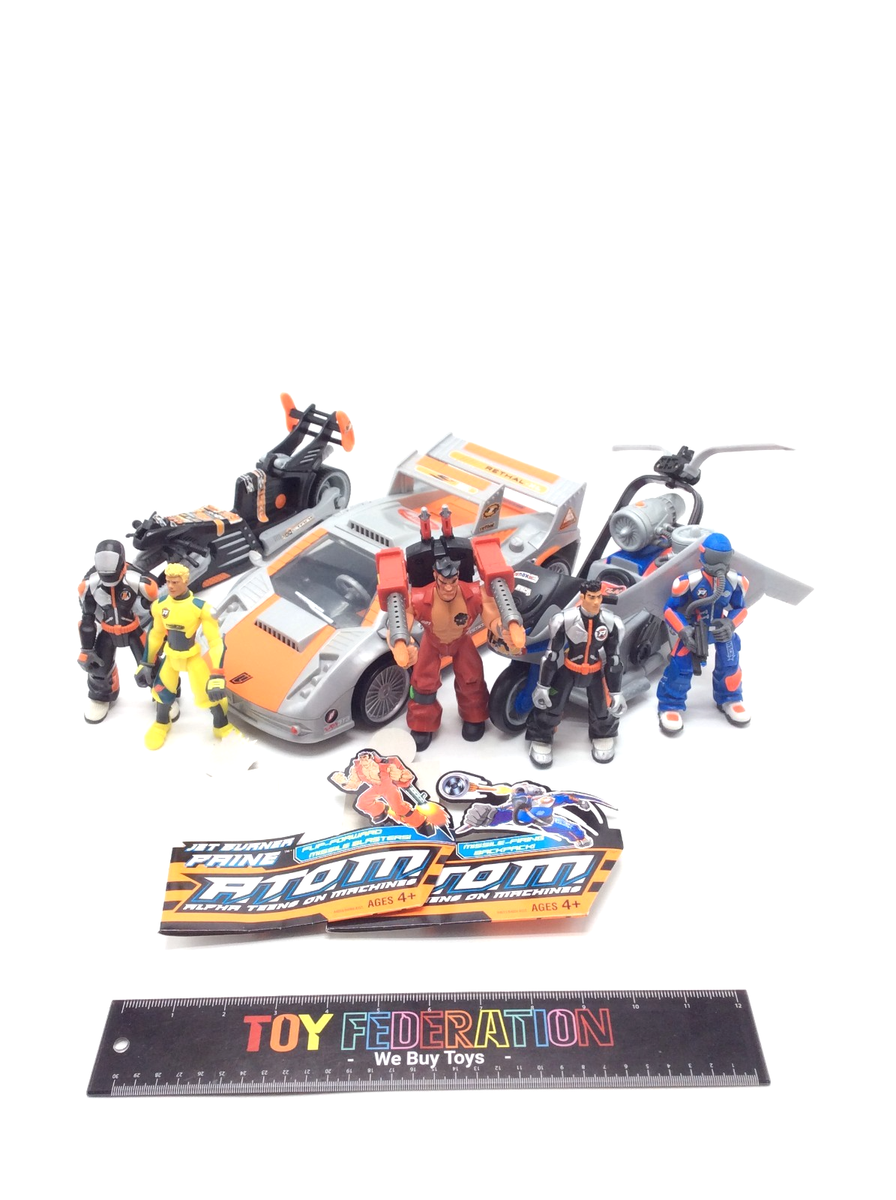 Hasbro Action Man A.T.O.M Alpha Teens On Machines LOT | eBay
