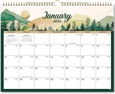2026 Wall Calendar - 12 Months Wall Calendar 2026 from JAN.2026 - DEC.2026, 1