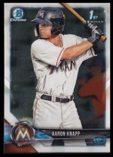 Aaron Knapp 2018 Bowman Chrome 1st Bowman Card!!