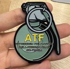 ATF PITTSBURGH FIELD OFFICE GRENADE CHALLENGE COIN