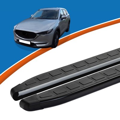 Trittbretter passend für Schweller Mazda CX-5 ab Baujahr 03/2017 DOLU Schwarz AB
