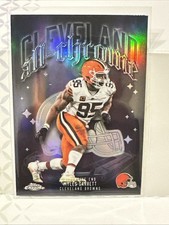 Myles Garrett 2025 Topps Chrome All-Chrome Refractor ACT-15