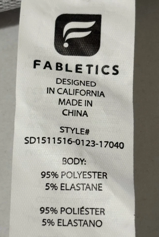 Mameluco Fabletics Leonora gris jaspeado talla M nuevo con etiquetas  Foto 4 de 4