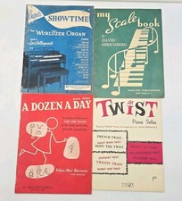 Vintage Piano & Organ Sheet Music & Song Book Lot (1950s–1960s) – 4 Books