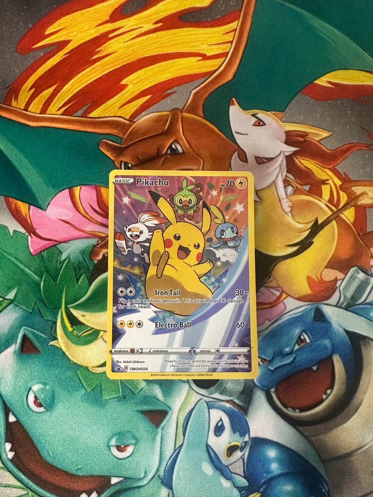 Pikachu - SWSH020 - Pokemon Black Star Promo - Full Art - Mint