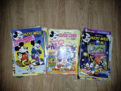 51x Jahr 1988 Micky Maus Donald Duck Hefte Comics Konvolut Beilagen