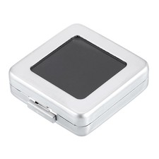 2.2x2.2x0.6" Gem Display Box, Silver