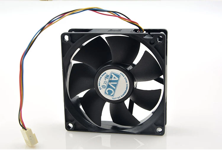 1PCS NEW AVC DL08025R12U 80x80x25mm PWM Chassis Cooling Fan 12V 0.50A 4Wire 4Pin - Image 3 of 3