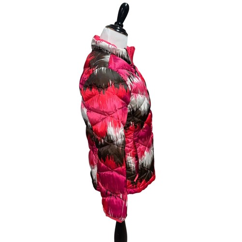 The North Face Girl's Quilted Puffer Jacket L Large 14-16 Down Filled Full Zip - Picture 16 of 20