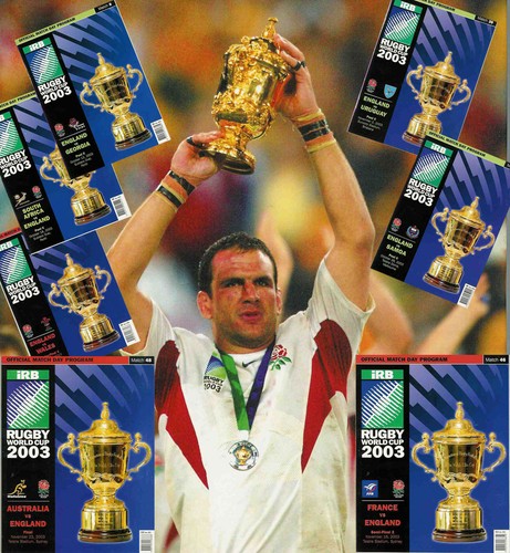Copa Mundial de Rugby de Inglaterra 2003 programas originales todos los partidos incluida la final - Imagen 1 de 18