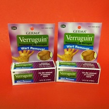 2 Pack Germa Verruguin Wart Remover Salicylic Acid 17 0.5 oz Each