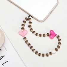 Hearts Phone Charms Trendy Phone Straps Phone Charms Beaded Phone Accessor