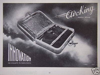 WERBUNG 1952 INNOVATION KOFFER AIR-KING - WERBUNG