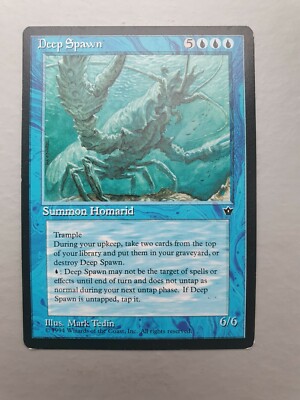 Deep Spawn, MTG Fallen Empires (1994) Uncommon Blue Creature NM