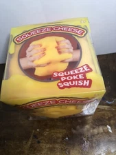 Giggle Zone Squeeze Cheese - Extra Large Squishy Block | Gag Gifts..damaged Box