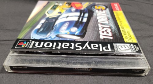 Test Drive 5 PS1 black label case COMPLETE PlayStation 1 TestDrive cib - Picture 3 of 8