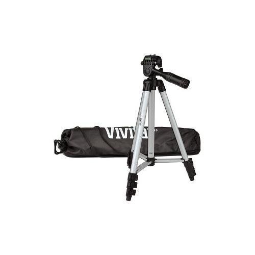 Vivitar 50" Lightweight Tripod With Case For Panasonic Lumix DC-FZ80 DC-ZS70