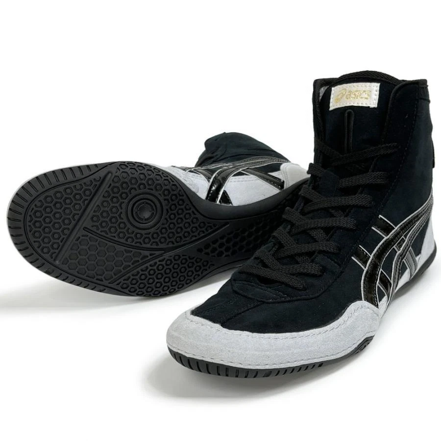Scarpe da boxe ASICS Wrestling EX EO (successore a TWR900) nere x grigie