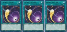 *** 3X COSMIC CYCLONE 3X *** PLAYSET 1ST EDITION RARE TAMA-EN053 YUGIOH!
