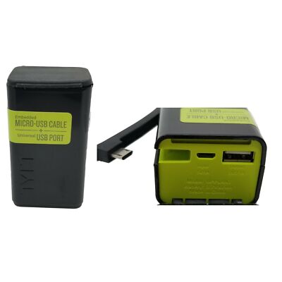 TYLT Portable External Battery Charger 5200mAh Power Bank for Micro USB Phones