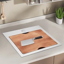 15 x 15 Inch Stainless Steel Drop-in Bar Sink Topmount Kitchen Sink Single Bowl