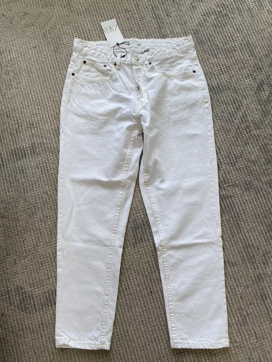 Zara white jeans mens cheap
