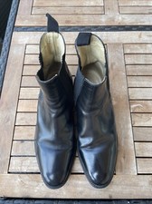 Loake Black Leather Chelsea Boots Size UK12EX Made in England