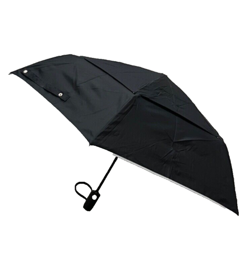 Men's Vented Wind Resistant Auto Open Close Umbrella Safe Retention Shaf - Picture 2 of 10