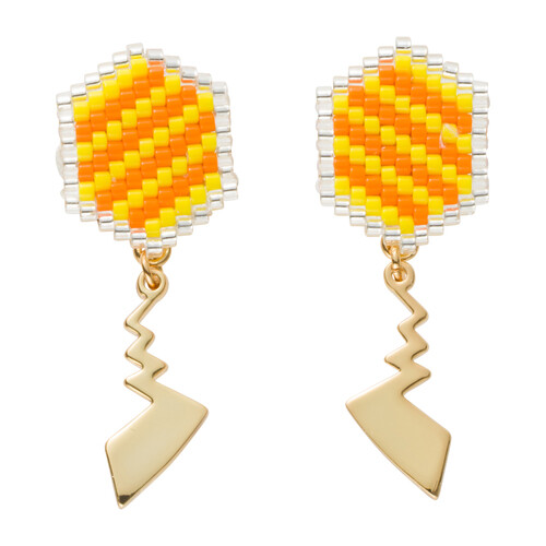 Pokemon Center Pokemon accessory Series Pierced Earrings P25 Pikachu