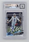 Brandon Aubrey 2023 Donruss Optic #226 Rated Rooke RC Signed Beckett BGS 10 Auto