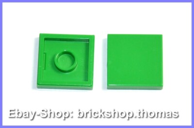 Lego 2 x Fliesen grün (2 x 2) - 3068b - Tile Bright Green Groove - NEU / NEW
