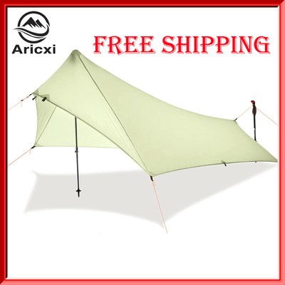 Ultra Light Rain Fly Tent Tarp Waterproof 15d Silicone Coating Nylon Camping Ebay
