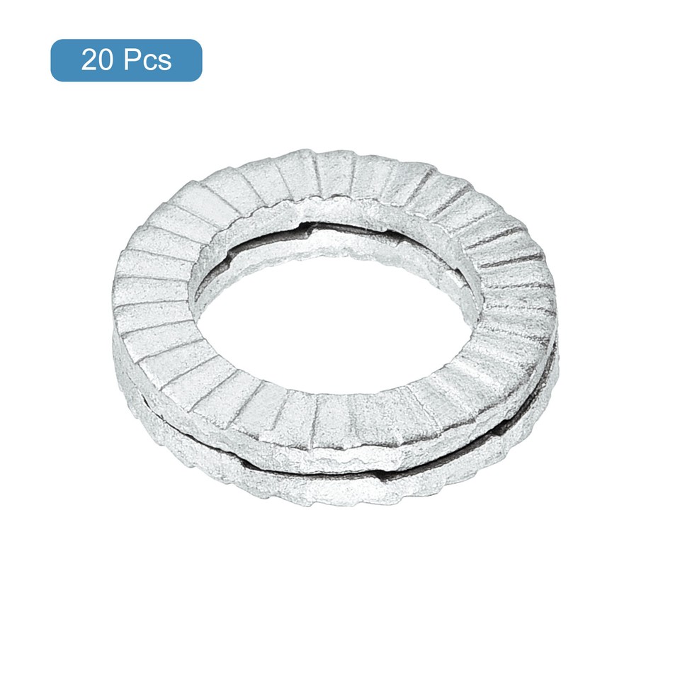 Wedge Locking Washers for M8 Bolts, 20pcs Manganese Steel Washers eBay