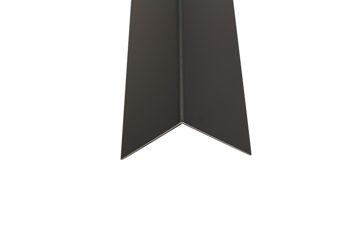 Lamiera Tetto 1mm Profilo Angolare In Alluminio Per Coperture Tetto - Spessore 1 Mm, Lunghezza 2 M, Colori RAL 8014, 9005, 7016 Lamiera Angolare Alluminio - Foto 3