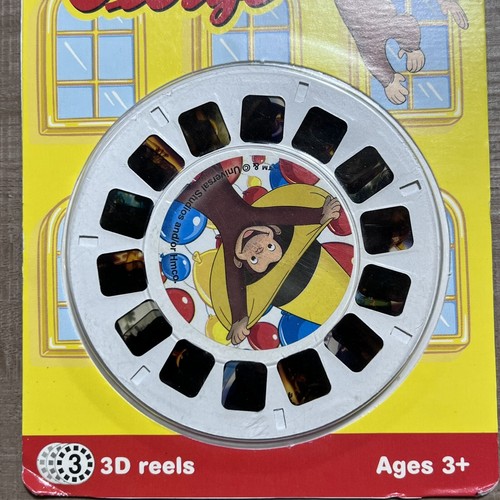 Curious George Movie 3d View-Master 3 Reel Packet NEW SEALED - Picture 5 of 7