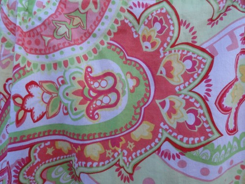 Jones New York Sport Blouse Misses L Cotton White Pink Green MINT - Picture 4 of 6