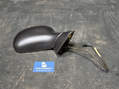 96-02 BMW Z3 E36/7 FRONT PASSENGER RIGHT SIDE REAR VIEW DOOR MIRROR STEEL GREY