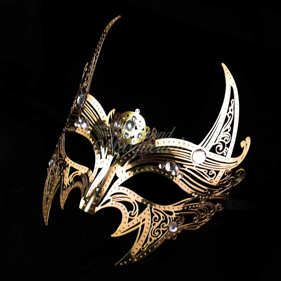 Wolverine Masquerade Mask Men Gold M7155 - Image 4 of 4